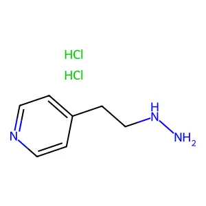 Pyridine, 4-(2-hydrazinoethyl)-, dihydrochloride structure