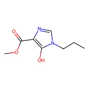 5-[Hydroxy(methoxy)methylidene]-3-propyl-3,5-dihydro-4H-imidazol-4-one structure