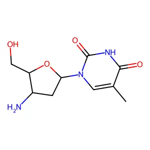 3'-Aminothymidine structure