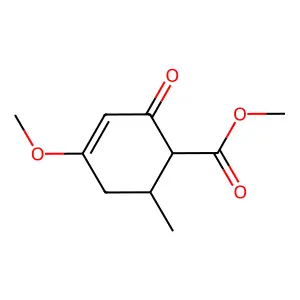 Methyl 4-methoxy-6-methyl-2-oxo-3-cyclohexenecarboxylate structure