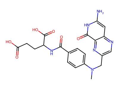 2-[[4-[(7-amino-5-oxo-6H-pyrido[3,4-b]pyrazin-3-yl)methyl-methylamino]benzoyl]amino]pentanedioic acid structure