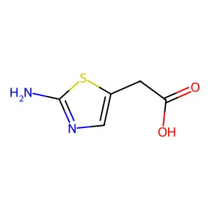 2-氨基-5-噻唑乙酸 structure