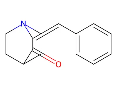 2-Benzylidenequinuclidin-3-one structure
