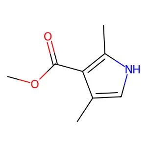 1H-Pyrrole-3-carboxylic acid, 2,4-dimethyl-, methyl ester structure