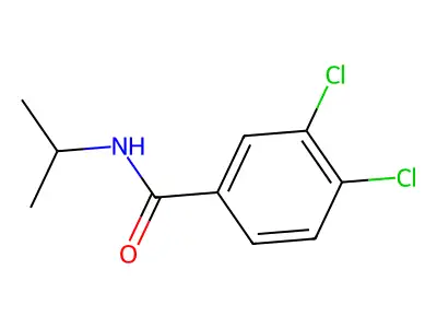 3,4-dichloro-N-propan-2-ylbenzamide structure