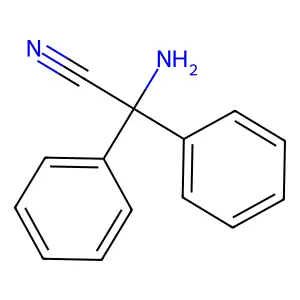 2-Amino-2,2-diphenylacetonitrile structure