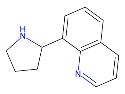 Quinoline, 8-(2-pyrrolidinyl)- structure