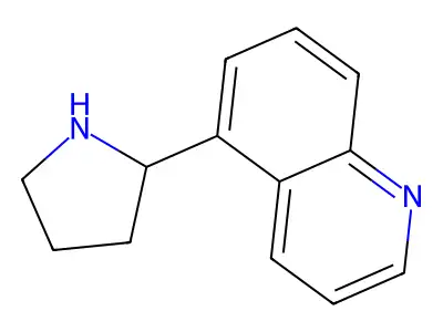5-(2-Pyrrolidinyl)quinoline structure