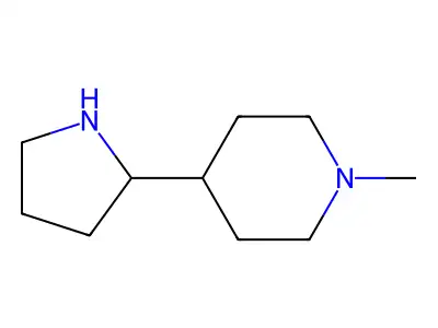 1-Methyl-4-(pyrrolidin-2-yl)piperidine structure