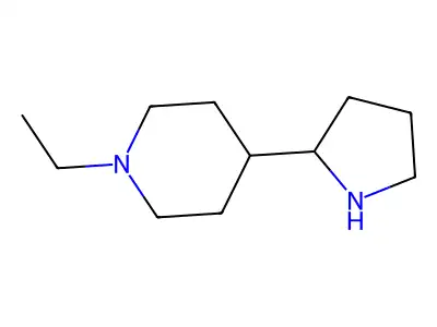 1-Ethyl-4-(pyrrolidin-2-yl)piperidine structure