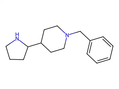 1-Benzyl-4-(pyrrolidin-2-yl)piperidine structure