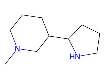 1-Methyl-3-(pyrrolidin-2-yl)piperidine structure