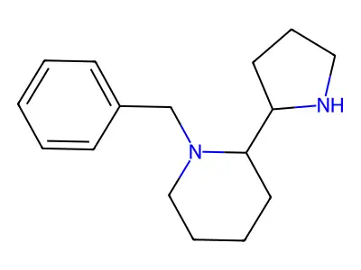1-Benzyl-2-(pyrrolidin-2-yl)piperidine structure