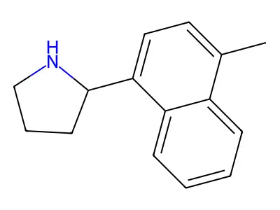 2-(4-Methylnaphthalen-1-yl)pyrrolidine structure