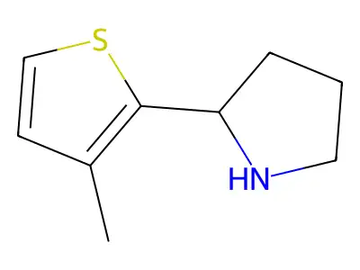 2-(3-Methylthiophen-2-yl)pyrrolidine structure