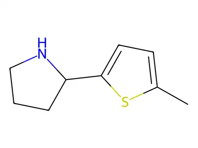 2-(5-Methylthiophen-2-yl)pyrrolidine structure