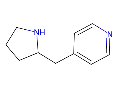 4-(Pyrrolidin-2-ylmethyl)pyridine structure