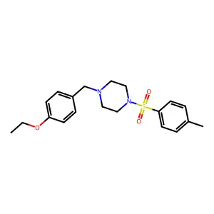 1-(4-Ethoxybenzyl)-4-[(4-methylphenyl)sulfonyl]piperazine structure