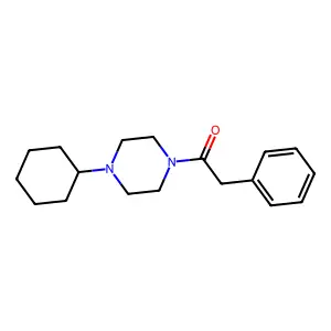 1-(4-Cyclohexylpiperazin-1-yl)-2-phenylethanone structure
