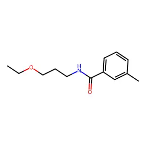 N-(3-ethoxypropyl)-3-methylbenzamide structure