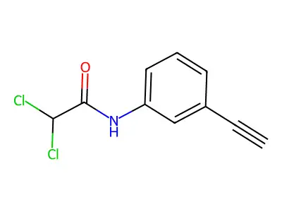 2,2-Dichloro-N-(3-ethynylphenyl) Acetamide structure