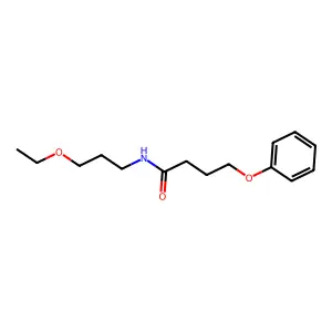 N-(3-ethoxypropyl)-4-phenoxybutanamide structure