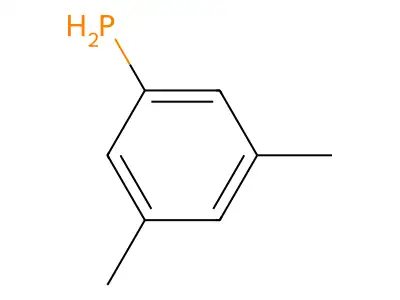 (3,5-Dimethylphenyl)phosphane structure