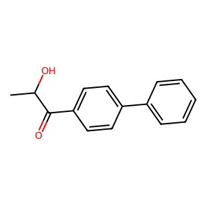 2-Hydroxy-1-(4-phenylphenyl)propan-1-one structure