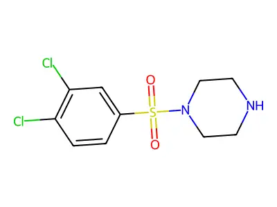 1-(3,4-Dichlorobenzenesulfonyl)piperazine structure