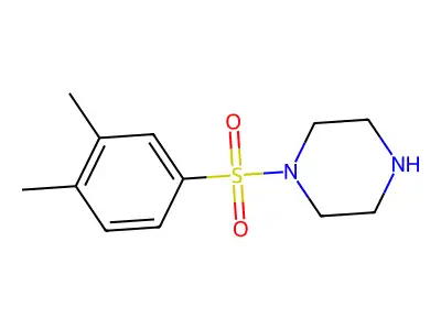 1-[(3,4-Dimethylphenyl)sulfonyl]piperazine structure