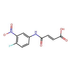 4-(4-Fluoro-3-nitroanilino)-4-oxobut-2-enoic acid structure