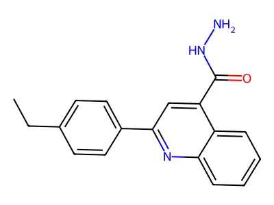 2-(4-Ethylphenyl)quinoline-4-carbohydrazide structure