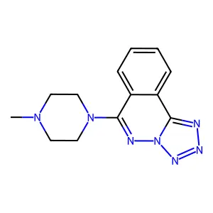 6-(4-Methylpiperazin-1-yl)tetrazolo[5,1-a]phthalazine structure