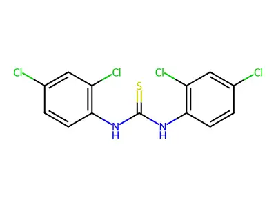 Thiourea, N,N'-bis(2,4-dichlorophenyl)- structure