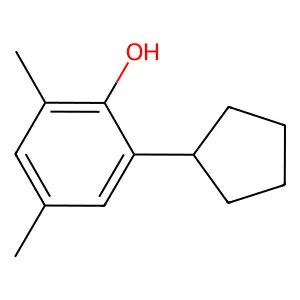6-Cyclopentyl-2,4-xylenol structure