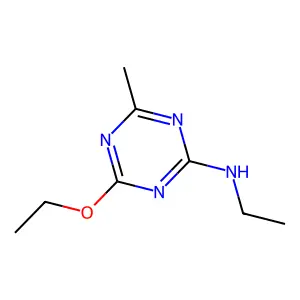 4-Ethoxy-N-ethyl-6-methyl-1,3,5-triazin-2-amine structure