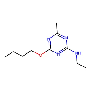 4-丁氧基-N-乙基-6-甲基-1,3,5-三嗪-2-胺 structure
