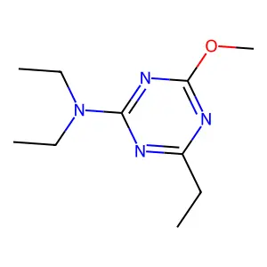 N,N,4-Triethyl-6-methoxy-1,3,5-triazin-2-amine structure