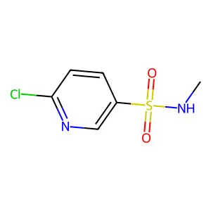6-chloro-N-methylpyridine-3-sulfonamide structure