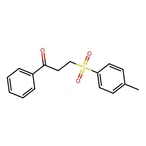 3-(4-Methylbenzene-1-sulfonyl)-1-phenylpropan-1-one structure