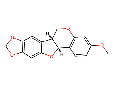紫檀素 structure