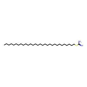 Triacontyl carbamimidothioate structure