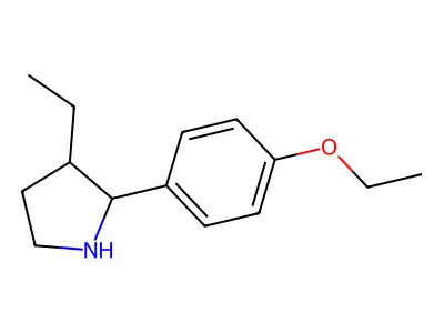 2-(4-Ethoxyphenyl)-3-ethylpyrrolidine structure
