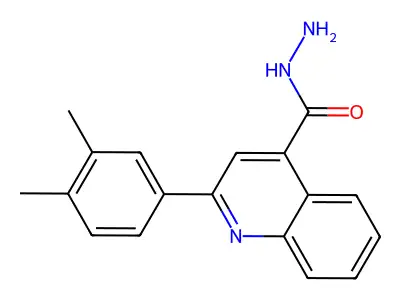 2-(3,4-Dimethylphenyl)quinoline-4-carbohydrazide structure