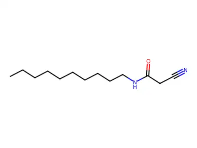 2-cyano-N-decylacetamide structure