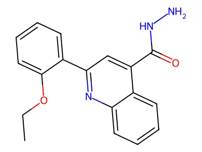 2-(2-Ethoxyphenyl)quinoline-4-carbohydrazide structure