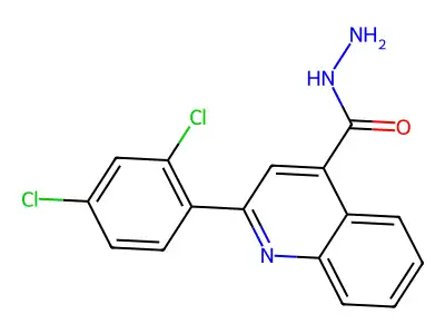 2-(2,4-Dichlorophenyl)quinoline-4-carbohydrazide structure