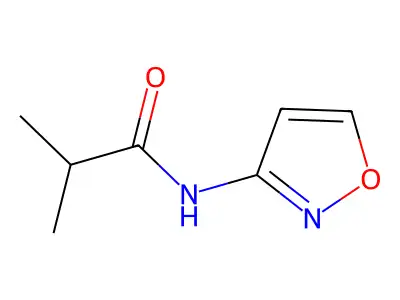 2-methyl-N-(1,2-oxazol-3-yl)propanamide structure