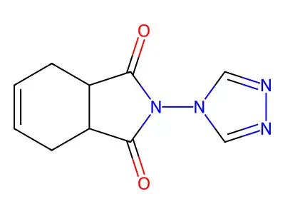 2-(4H-1,2,4-triazol-4-yl)-3a,4,7,7a-tetrahydro-1H-isoindole-1,3(2H)-dione structure