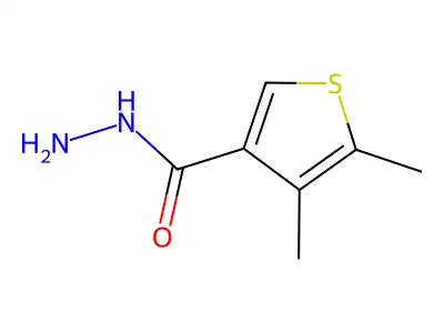 4,5-Dimethylthiophene-3-carbohydrazide structure